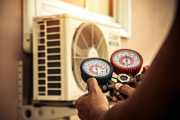 Professional Ductwork Repair technician working in Landisville, NJ